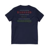 BLACK QUEER RBG UNISEX V-NECK T-SHIRTS