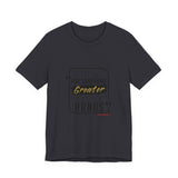 REACH FOR SOMETHING BLACK GOLD UNISEX SHORT SLEEVE T-SHIRTS