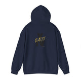 V EAUX IV- BLACK W/ GOLD EAUX UNISEX HOODIE