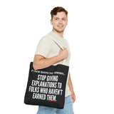 EXPLANATION TOTE BAG