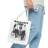 RESIST-BLACK TOTE BAG