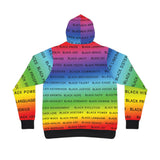 BLACK MAGIC RAINBOW BLACK AOP PULLOVER HOODIE