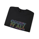 COUNT IT ALL JOY UNISEX SWEATSHIRTS