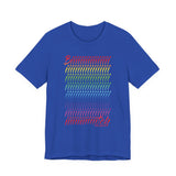 BIIIIIITCH RAINBOW UNISEX SHORT SLEEVE T SHIRTS