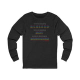 BLACK MAN RAINBOW UNISEX LONGSLEEVE T-SHIRTS