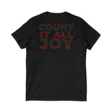 COUNT IT ALL JOY-RBG UNISE V-NECK T-SHIRTS