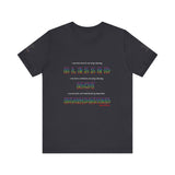 BLACK WOMAN RAINBOW UNISEX V-NECK T-SHIRT