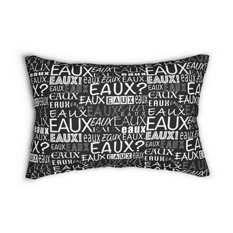 EAUZ WHITE LUMBAR PILLOW