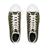 EAUX - GOLD HI-TOP SNEAKERS - WHITE SOLE
