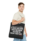 TRADING PLACES TOTE BAG