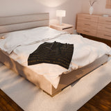 BLACK MAGIC - BLACK GOLD PLUSH BLANKET