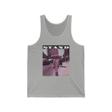 STAND - WHITE UNISEX TANK TOP