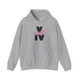 V EAUX IV - BLACK W/ PINK EAUX UNISEX HOODIE