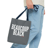 BEAUCOUP BLACK - WHITE TOTE BAG