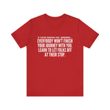LET FOLKS OFF UNISEX SHORT SLEEVE T-SHIRT