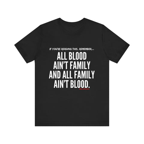 ALL BLOOD UNISEX SHORT SLEEVE T-SHIRT