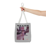 STAND - BLACK TOTE BAG