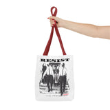 RESIST-BLACK TOTE BAG
