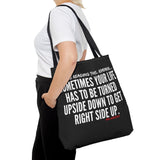 UPSIDE DOWN TOTE BAG