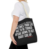 UPSIDE DOWN TOTE BAG