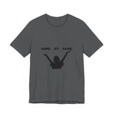 LOOK AT GAWD WHITE UNISEX SHORT SLEEVE