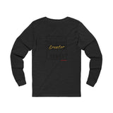 REACH FOR SOMETHING BLACK GOLD UNISEX LONGSLEEVE T-SHIRTS
