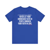 DIMINISHED FAITH UNISEX SHORT SLEEVE T-SHIRT