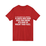 TRADING PLACES UNISEX V-NECK T-SHIRT