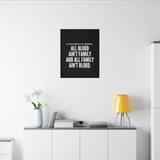 ALL BLOOD CANVAS ART