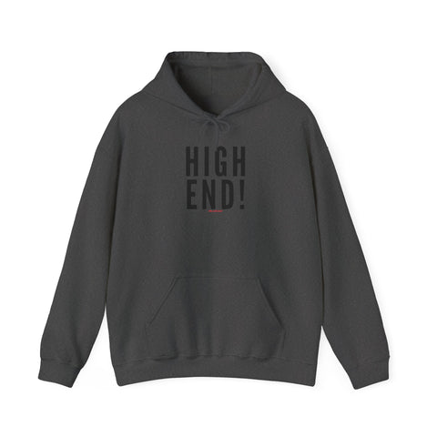 HIGH END BLACK UNISEX HOODIE