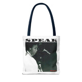SPEAK - BLACK TOTE BAG