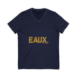 EAUX GOLD UNISEX V-NECK T-SHIRTS