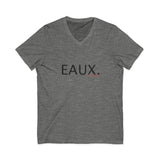 EAUX BLACK UNISEX V-NECK T-SHIRTS