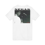 SPEAK - BLACK UNISEX V-NECK T-SHIRT