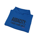 Audacity_Black UNISEX HOODIE