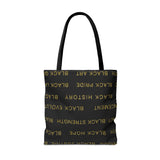 BLACK MAGIC - GOLD LETTERS TOTE BAG