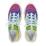 BLACK MAGIC RAINBOW BLACK MESH SNEAKERS