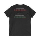 BLACK WOMAN RBG UNISEX V-NECK T-SHIRTS