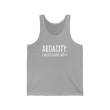 Audacity_white UNISEX TANK TOP