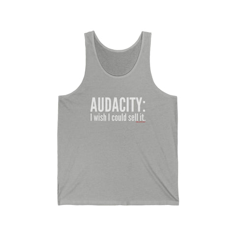 Audacity_white UNISEX TANK TOP