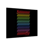BIIIIIITCH RAINBOW CANVAS ART