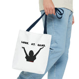 LOOK AT GAWD WHITE TOTE BAG