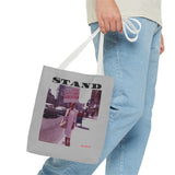 STAND - BLACK TOTE BAG