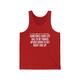 UPSIDE DOWN UNISEX TANK TOP