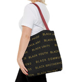 BLACK MAGIC - GOLD LETTERS TOTE BAG
