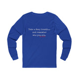 TAKE A DEEP BREATH (CLEAN) UNISEX LONGSLEEVE T-SHIRT