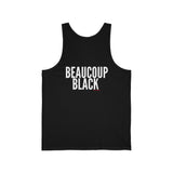 BEAUCOUP BLACK - WHITE UNISEX TANK TOP