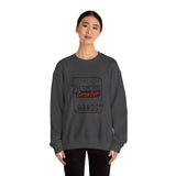 REACH FOR SOMETHING - BLACK RED UNISEX SWEAT SHIRT