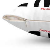 HIGH END BLACK THROW PILLOW
