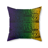 Colorful Abstract Square Pillow